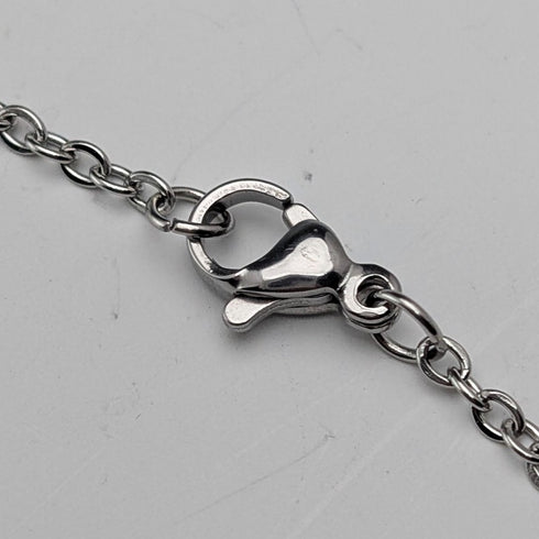 復古純銀心型小盒吊飾搭配項鍊